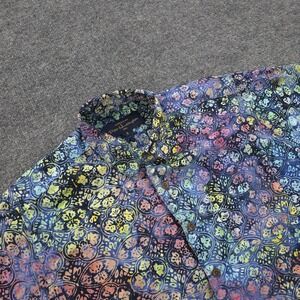 Pete Huntington Shirt Mens Small Multicolor‎ Floral Hawaiian Aloha Bali Cotton